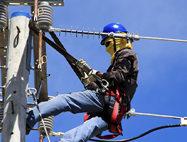 Arneses tipo paracaídas y cinturones con bandola